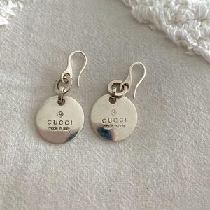 Authentic Gucci Silver Drop Earrings